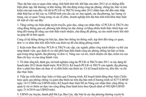 Chỉ thị 03/2012/CT-UBND công tác phòng chống lụt bão tìm kiếm cứu nạn Lâm Đồng