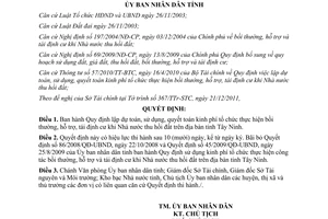 Quyết định 19/2012/QĐ-UBND kinh phí tổ chức bồi thường hỗ trợ tái định cư