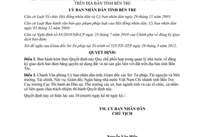 Quyết định 10/2012/QĐ-UBND đăng ký giao dịch bảo đảm bằng quyền sử dụng đất