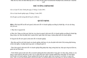 Quyết định 419/QĐ-TTg  phê duyệt Đề án đổi mới quản lý nhà nước