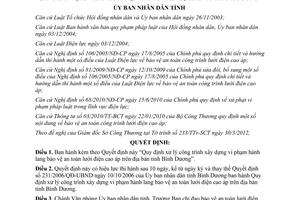 Quyết định 14/2012/QĐ-UBND xử lý công trình xây dựng vi phạm hành lang bảo vệ hà