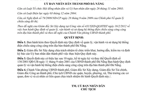 Quyết định 16/2012/QĐ-UBND vận hành sử dụng hệ thống điện chiếu sáng công cộng