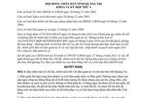 Nghị quyết 02/2013/NQ-HĐNĐ chế độ chính sách dân quân tự vệ Quảng Trị