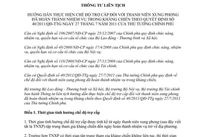 Thông tư liên tịch 08/2012/TTLT-BLĐTBXH-BNV-BTC Hướng dẫn chế độ trợ cấp