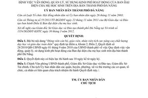 Quyết định 17/2012/QĐ-UBND sử dụng kinh phí hoạt động của Ban đại diện cha mẹ họ