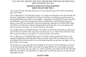 Nghị quyết 03/2012/NQ-HĐND Quy định chính sách ưu đãi về sử dụng đất