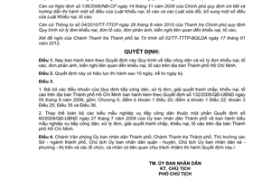 Quyết định 16/2012/QĐ-UBND Quy trình tiếp công dân và xử lý đơn khiếu nại tố cáo
