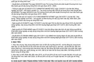 Kế hoạch 1167/KH-UBND xây dựng nông thôn mới tỉnh Quảng Ngãi giai đoạn 2011-2015