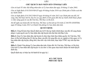 Quyết định 998/QĐ-UBND năm 2012 công bố thủ tục hành chính sửa đổi