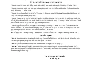 Quyết định 02/2012/QĐ-UBND Quy chế kiểm tra, xử lý và rà soát, hệ thống hóa