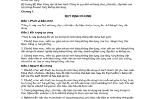 Thông tư 12/2012/TT-BGTVT  trang phục, phù hiệu, cấp hiệu lực lượng An ninh hàng