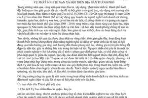 Chỉ thị 13/2012/CT-UBND về tăng cường quản lý nhà nước đối với cơ sở kinh doanh