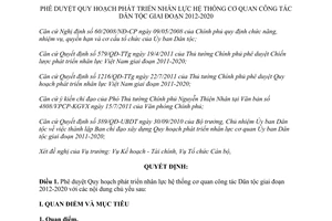 Quyết định 86/QĐ-UBDT phê duyệt Quy hoạch phát triển nhân lực