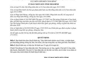 Quyết định 08/2012/QĐ-UBND trách nhiệm tổ chức cá nhân tham gia phòng chống lụt