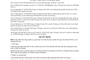 Quyết định 601/2012/QĐ-UBND chức năng nhiệm vụ quyền hạn Ban Tôn giáo trực thuộc Sở Nội vụ Bắc Kạn