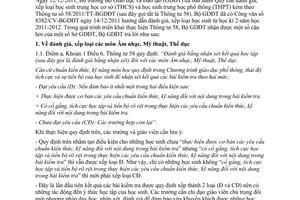 Công văn 2642/BGDĐT-GDTrH thực hiện Thông tư 58/2011/TT-BGDĐT