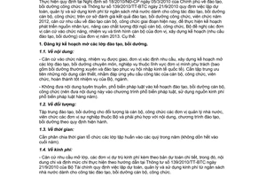 Công văn 1412/LĐTBXH-TCCB xây dựng kế hoạch đào tạo, bồi dưỡng cán bộ, công chức