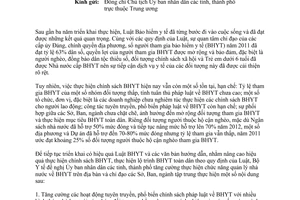 Công văn 2728/BYT-BH tăng cường chỉ đạo thực hiện bảo hiểm y tế