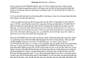 Công văn 6249/BTC-HCSN năm 2012 nội dung mức chi hoạt động kiểm định chất lượng giáo dục