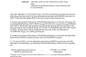 Công văn 1777/BHXH-BT thu bảo hiểm xã hội, y tế, thất nghiệp
