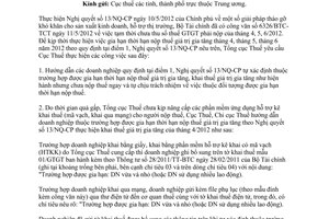 Công văn 1629/TCT-KK khai thuế giá trị gia tăng được gia hạn