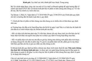 Công văn 6547/BTC-TCT chính sách thuế giá trị gia tăng khoản kinh phí