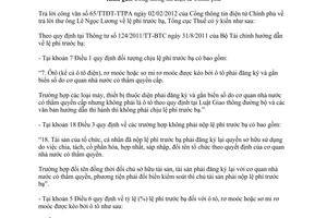 Công văn 1782/TCT-CS lệ phí trước bạ