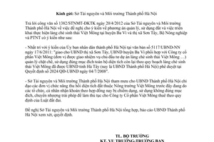 Công văn 2422/BNN-ĐMDN ý kiến phương án quản lý, sử dụng đất