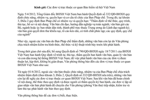 Công văn 86/BHXH-VP thông báo việc tiếp nhận văn bản để phát hành