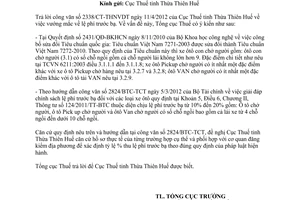 Công văn 1830/TCT-CS giải đáp vướng mắc về lệ phí trước bạ