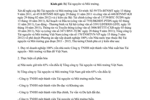 Công văn 742/TTg-ĐMDN phê duyệt Phương án sắp xếp doanh nghiệp 100% vốn Nhà nước