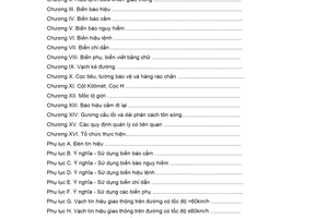 Quy chuẩn kỹ thuật quốc gia QCVN 41: 2012/BGTVT về  báo hiệu đường bộ do Bộ Giao thông vận tải ban hành