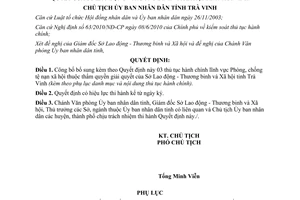 Quyết định 815/QĐ-UBND năm 2012 công bố thủ tục hành chính