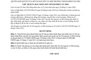 Quyết định 1297/QĐ-UBND năm 2012 công bố thủ tục hành chính mới; thủ tục sửa đổi