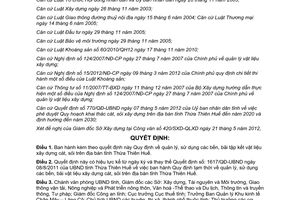 Quyết định 936/QĐ-UBND năm 2012 quản lý sử dụng bến bãi tập kết vật liệu