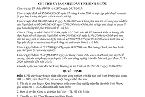 Quyết định 1069/QĐ-UBND năm 2012 phê duyệt quy hoạch phát triển cụm công nghiệp