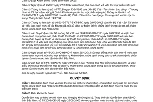 Quyết định 29/2012/QĐ-UBND danh mục và mức thu dịch vụ khám chữa bệnh