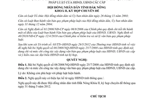 Nghị quyết 01/NQ-HĐND năm 2012 bãi bỏ Nghị quyết 08/2008/NQ-HĐND quy định chi và