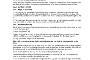 Thông tư 15/2012/TT-NHNN tái cấp vốn dưới hình thức cho vay lại theo hồ sơ