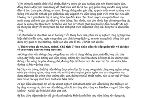 Chỉ thị 09/2012/CT-UBND tăng cường quản lý nhà nước cơ sở hạ tầng viễn thông