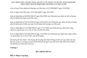 Thông tư liên tịch 71/2012/TTLT-BTC-BTP kinh phí trách nhiệm bồi thường nhà nước