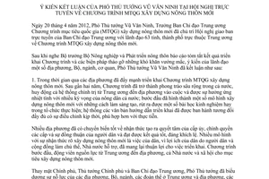 169/TB-VPCP ý kiến kết luận của Phó Thủ tướng Vũ Văn Ninh