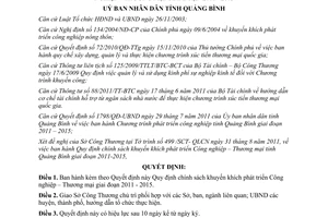 Quyết định 08/2012/QĐ-UBND Quy định chính sách khuyến khích phát triển