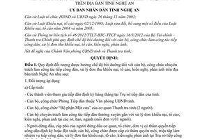 Quyết định 30/2012/QĐ-UBND quy định chế độ bồi dưỡng đối với cán bộ công chức