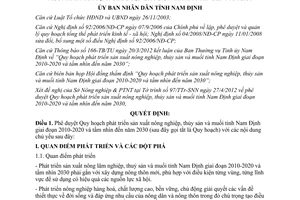 Quyết định 644/QĐ-UBND năm 2012 phê duyệt Quy hoạch phát triển sản xuất