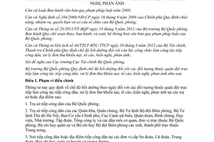 Thông tư 41/2012/TT-BQP Chế độ bồi dưỡng đối tượng thuộc quân đội làm công tác tiếp công dân