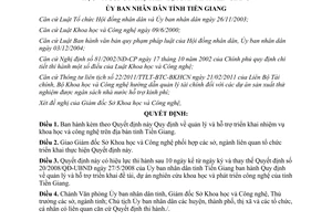 Quyết định 11/2012/QĐ-UBND quản lý và hỗ trợ triển khai nhiệm vụ khoa học