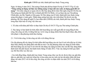 Công văn 896/BXD-VLXD thực hiện tăng cường sử dụng vật liệu xây không nung