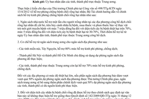 Công văn 7372/BTC-NSNN 2012 hỗ trợ phòng chống dập dịch chổi rồng hại nhãn