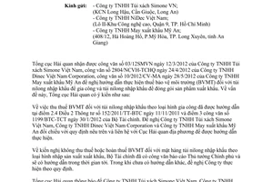 Công văn 2939/TCHQ-TXNK vướng mắc thuế bảo vệ môi trường túi nilong nhập khẩu
